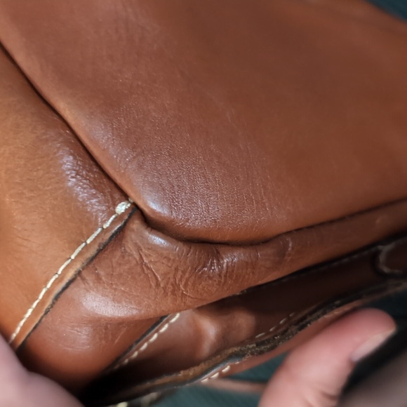 EUC Patricia Nash Heritage Aberdeen Leather Backpack Purse Brown - Picture 6 of 14